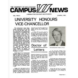 Campus News 22 April 1981 vol 7 no 5