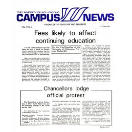 Campus News 12 June 1981 vol 7 no 6