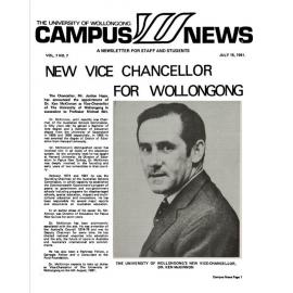 Campus News 15 July 1981 vol 7 no 7
