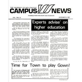 Campus News 9 December 1981 Vol 7 no 12