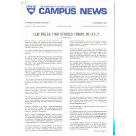 Campus News 9 September 1983