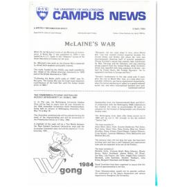 Campus News 11 May 1984