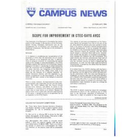 Campus News 22 February 1985