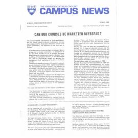Campus News 17 May 1985