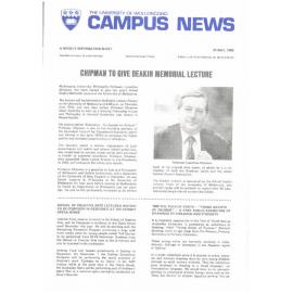 Campus News 24 May 1985