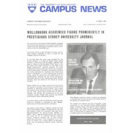 Campus News 21 June 1985