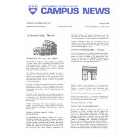 Campus News 12 July 1985