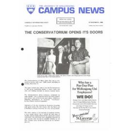 Campus News 22 November 1985