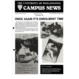 Campus News 18 February 1986