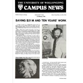 Campus News 25 February 1986  