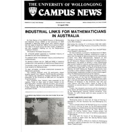Campus News 22 April 1986  
