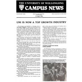 Campus News 12 August 1986  