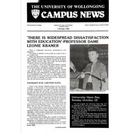 Campus News 7 October 1986  