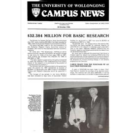 Campus News 28 October 1986  