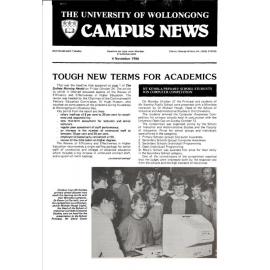 Campus News 4 November 1986  