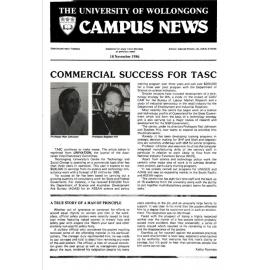 Campus News 18 November 1986  