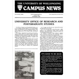 Campus News 10 February 1987