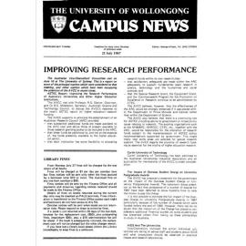 Campus News 21 July 1987
