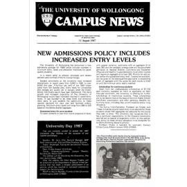Campus News 11 August 1987