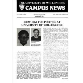 Campus News 15 September 1987  