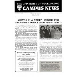 Campus News 27 October 1987   