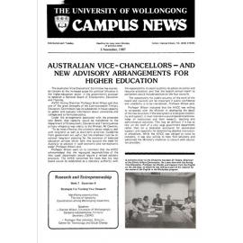 Campus News 3 November 1987   