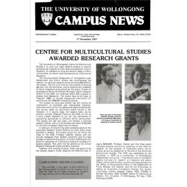 Campus News 17 November 1987   