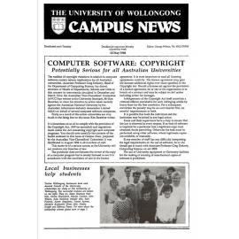 Campus News 10 May 1988