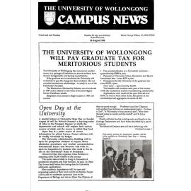 Campus News 16 August 1988  