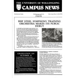 Campus News 23 August 1988 