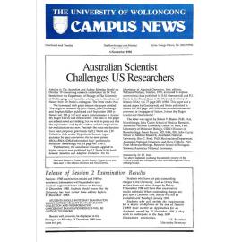Campus News 1 November 1988  