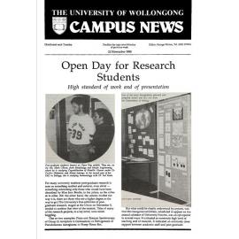 Campus News 22 November 1988 