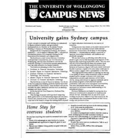 Campus News 6 December 1988 