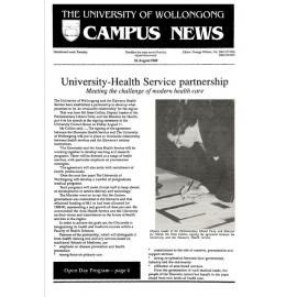 Campus News 22 August 1989   