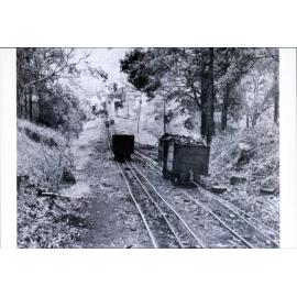 The foot of the old 2ft gauge incline
