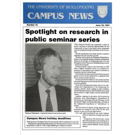 Campus News 19 June 1991 no 16