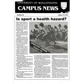 Campus News 14 August 1991 no 22