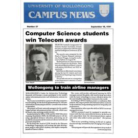 Campus News 18 September 1991 no 27 