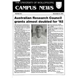 Campus News 6 November 1991 no 32