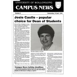 Campus News 15 April 1992 no 6