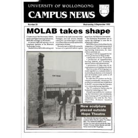 Campus News 9 September 1992 no 23