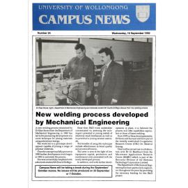 Campus News 16 September 1992 no 24