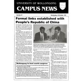 Campus News 28 October 1992 no 27 