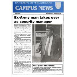 Campus News 11 November 1992 no 29