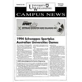 Campus News 31 August 1994 no 22