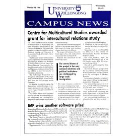 Campus News 31 July 1996 no 19
