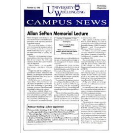 Campus News 4 September 1996 no 23