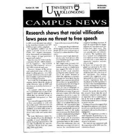 Campus News 30 October 1996 no 29 