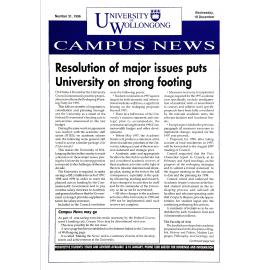 Campus News 18 December 1996 no 31